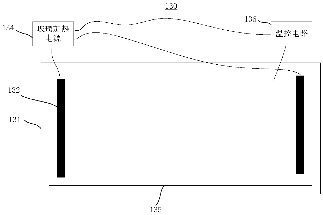 Demisting and deicing windshield uniform and controllable in heating and vehicle