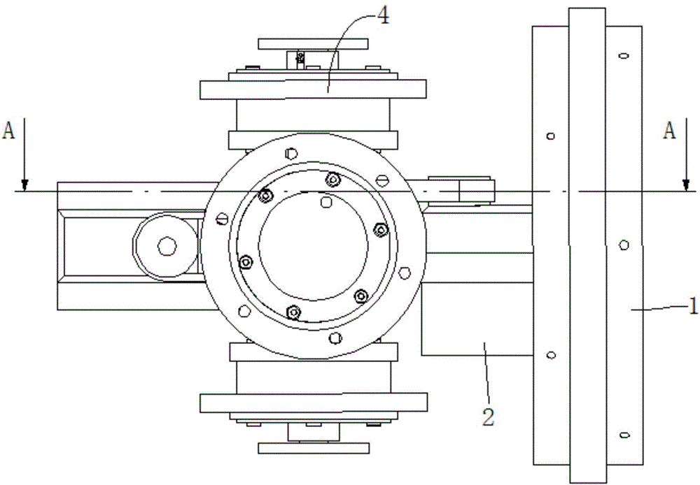 Magnetic coupling steering device used underwater