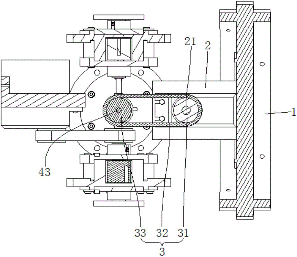 Magnetic coupling steering device used underwater