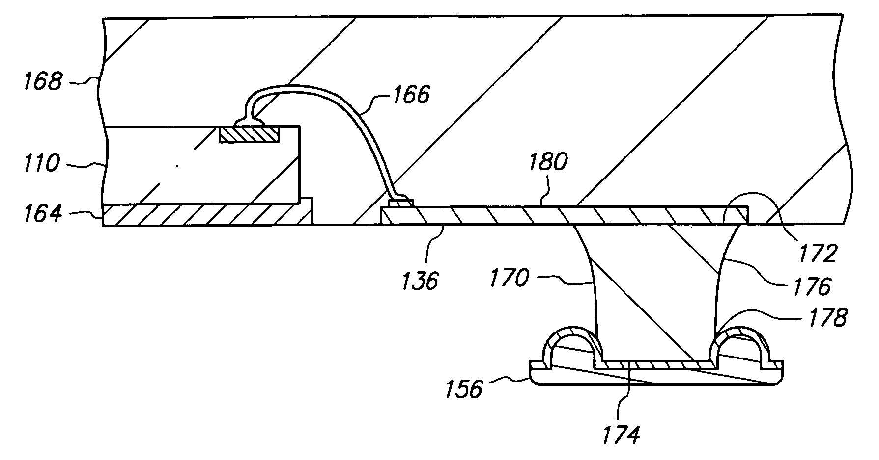 Method of making a semiconductor chip assembly with an interlocked contact terminal