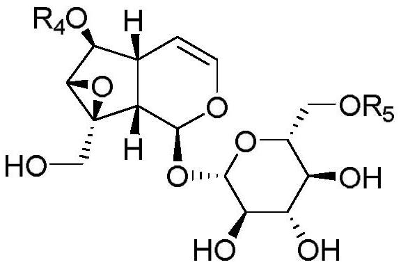 A kind of catalpol derivative and its application