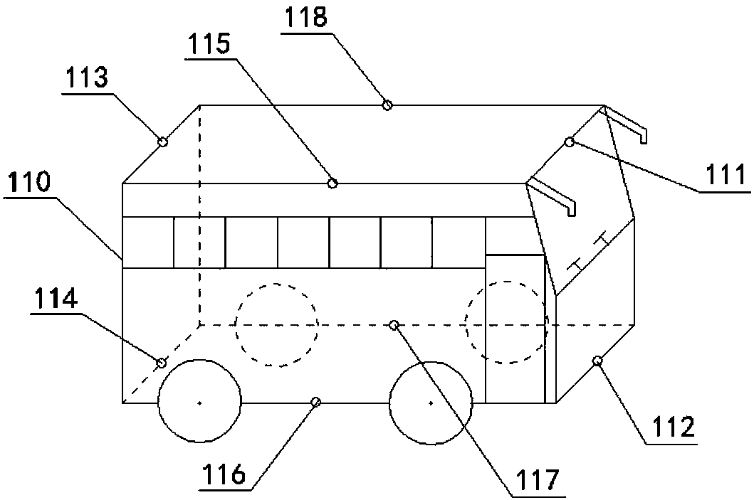 Safe escape system for bus after falling into water