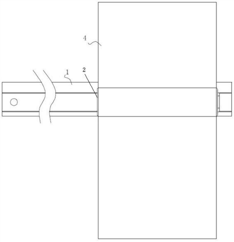 Mounting structure and mounting method of cement fiber decorative plate