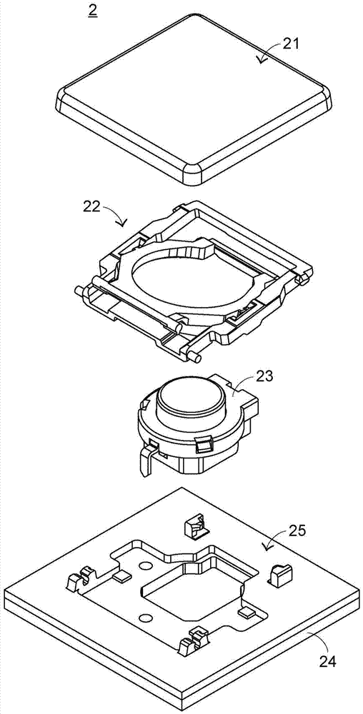 Button structure