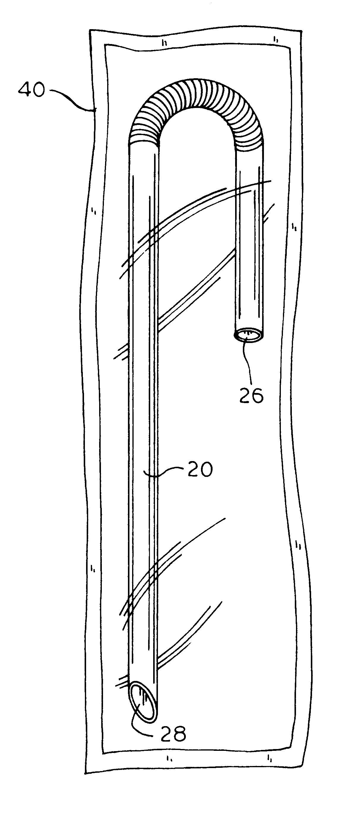 Enclosed living cell dispensing tube