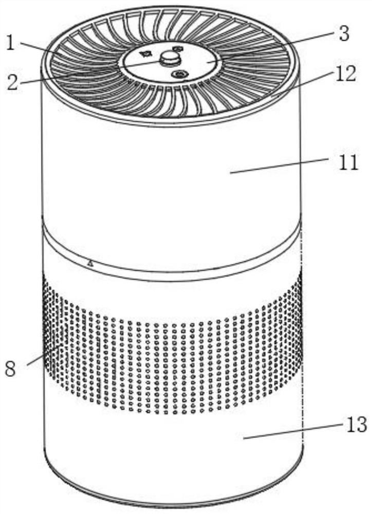 Desktop type deodorization and sterilization machine