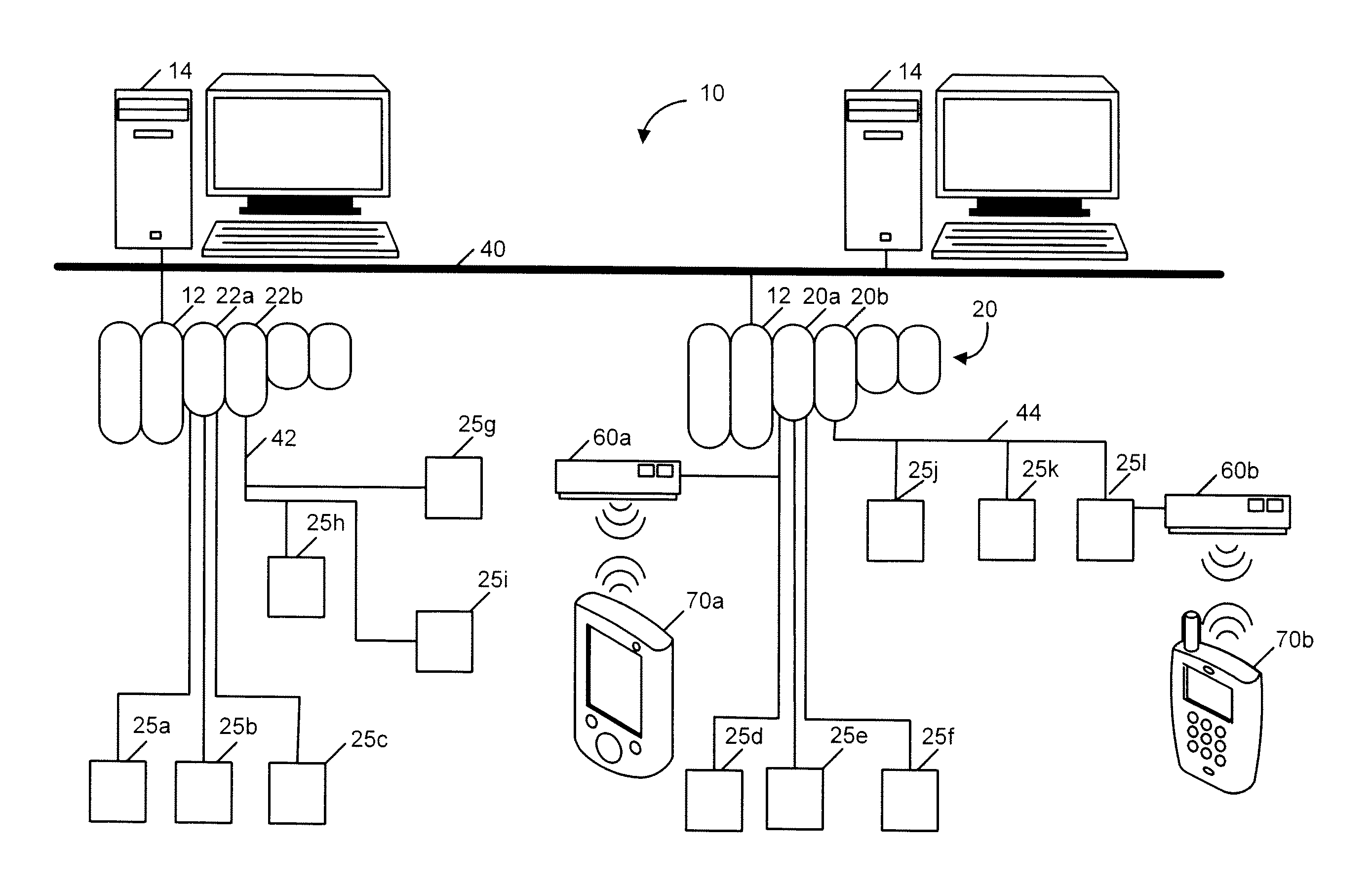 Method and apparatus for operating field devices via a portable communicator