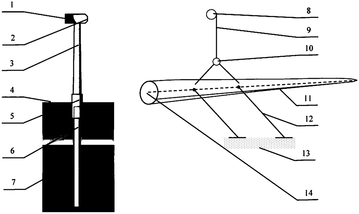 Active feedback control method and device used for installing single blade of fan