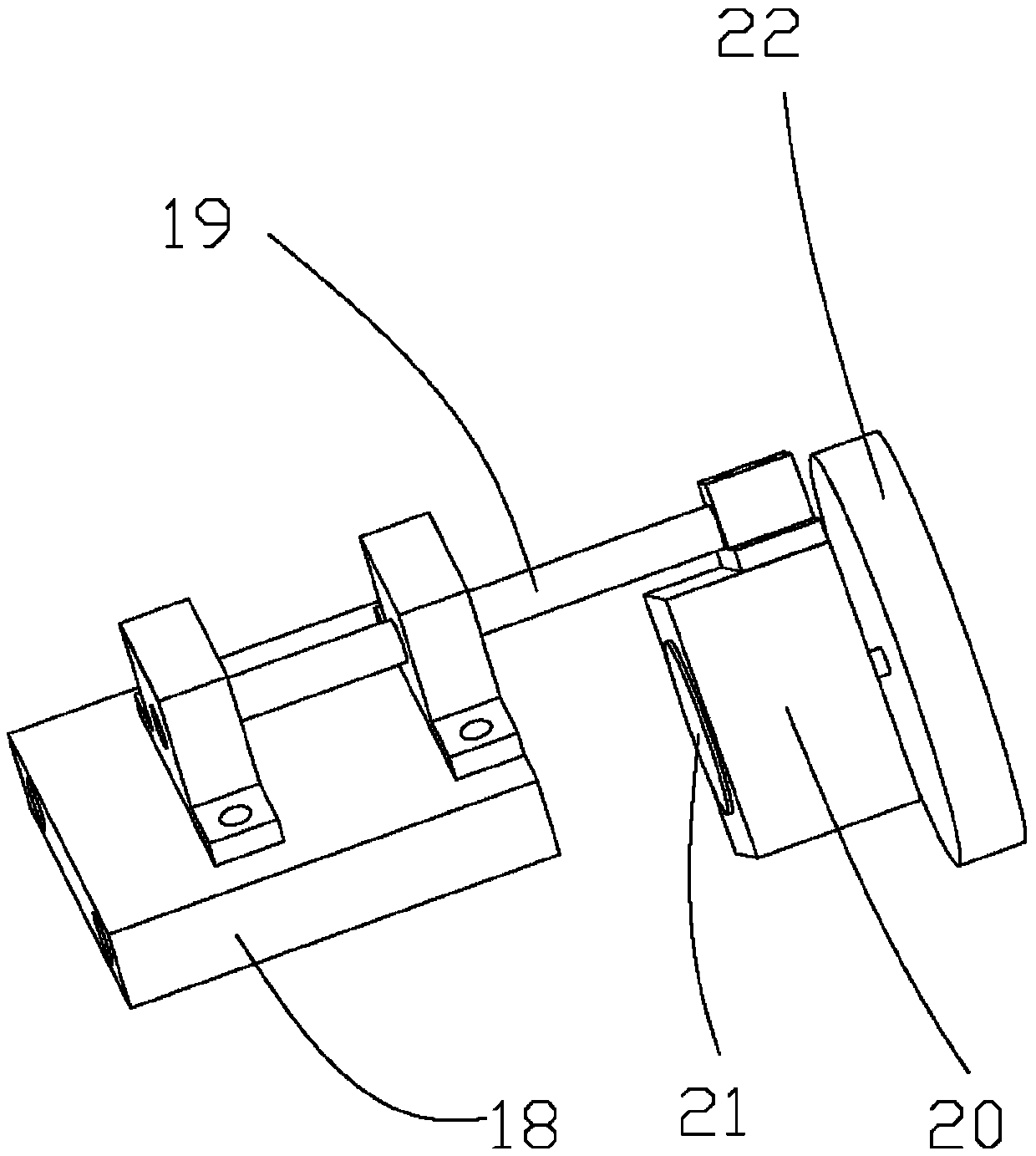 A pearl cotton cutting machine