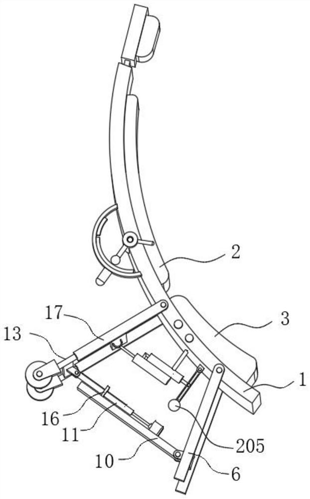 Seat for gynaecology and obstetrics examination and use method