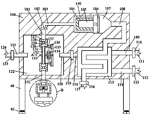 Exhaust gas pollution treating device