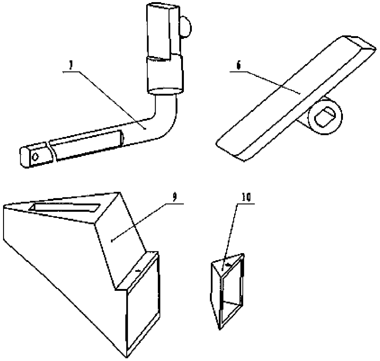 A dual-purpose sowing device for hole sowing of wheat and rice strips