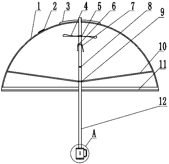 Solar umbrella