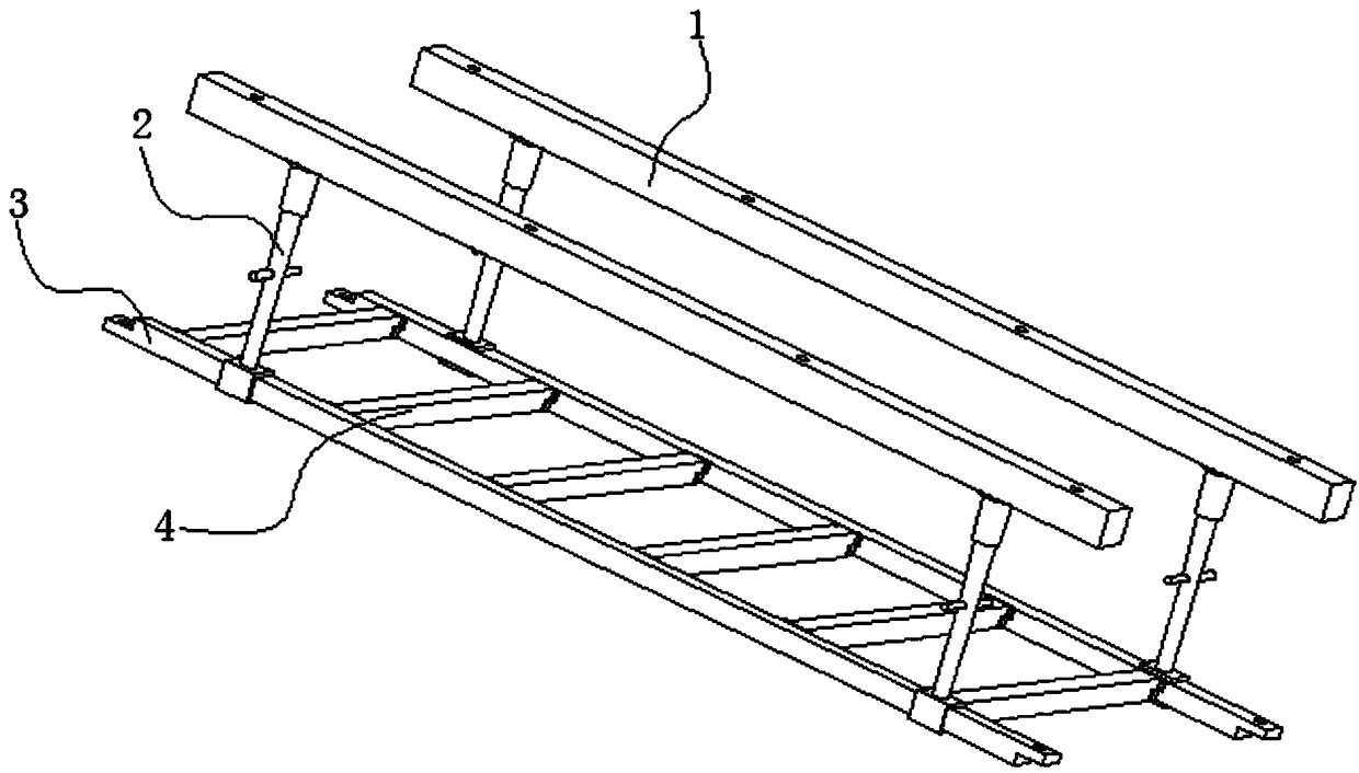 House ceiling mounting structure