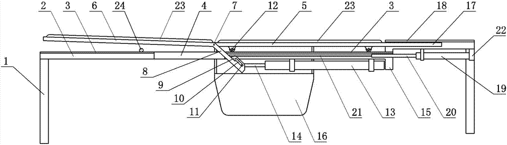 Novel self-service nursing bed for postoperative patients