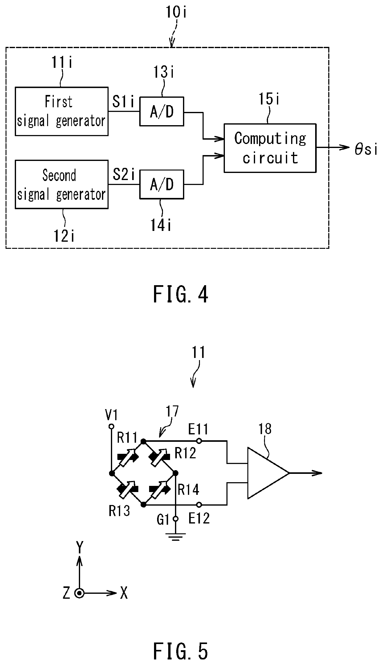 Angle sensor and angle sensor system