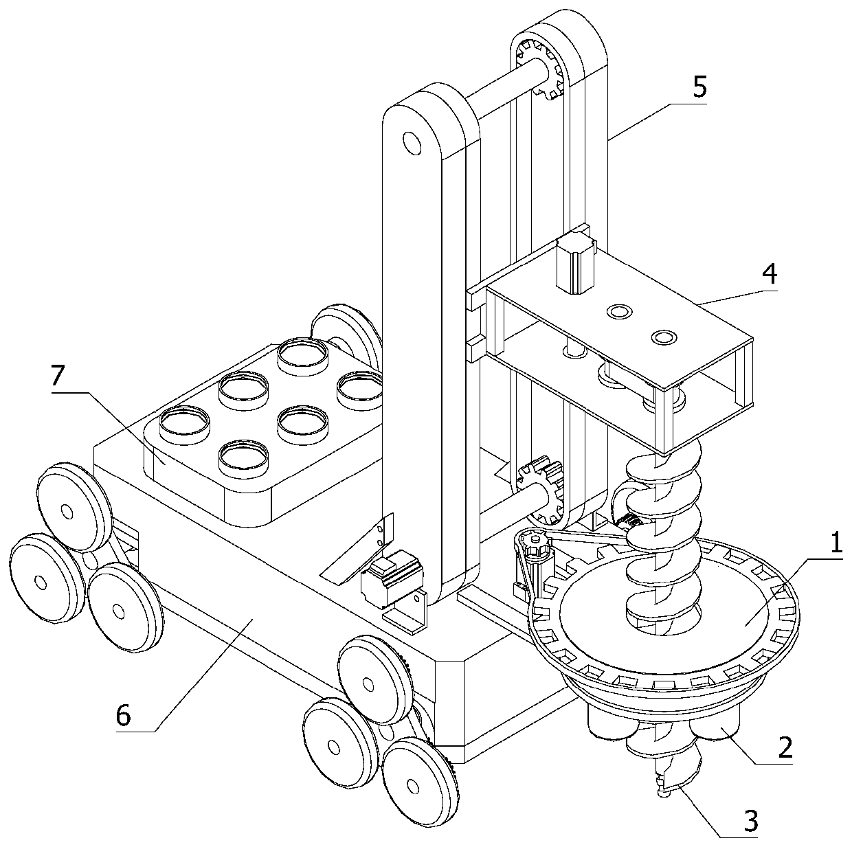 Portable geographic information acquisition device