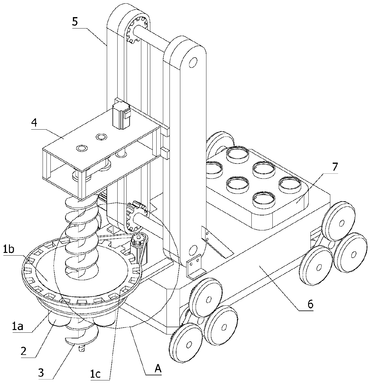 Portable geographic information acquisition device