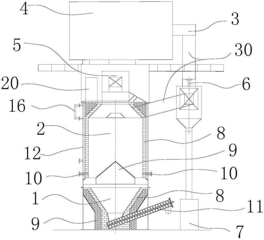 Integrated multifunctional chimney-free low-carbon gas boiler