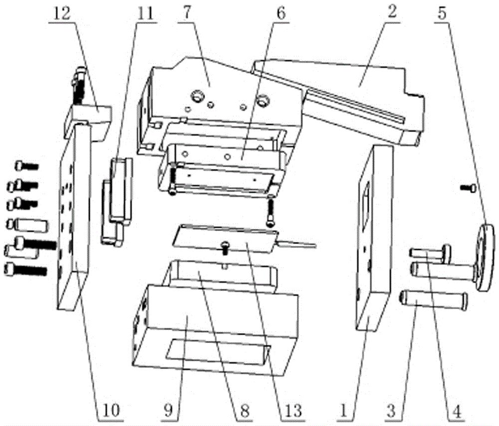 Molding cavity information online detection apparatus during injection molding process