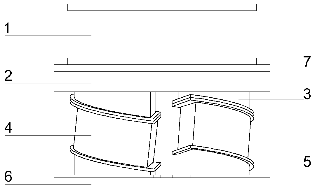 Special-shaped three-dimensional earthquake isolation supporting base