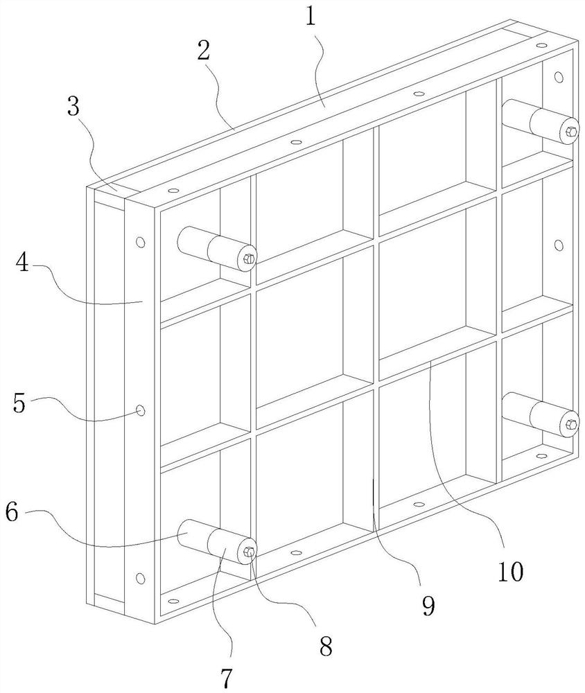 Bridge construction pier supporting template