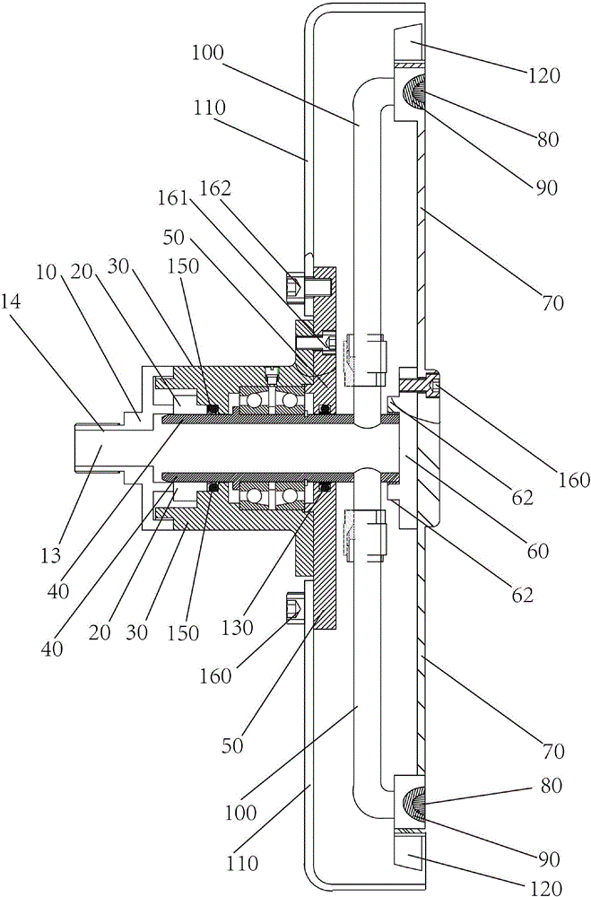 Rotary jet-type net clothes washing machine used for deepwater net box