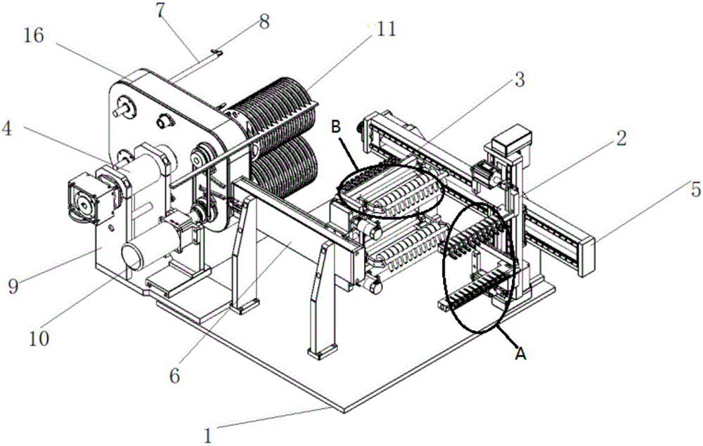 Multi-rolling device for LED soft light bars