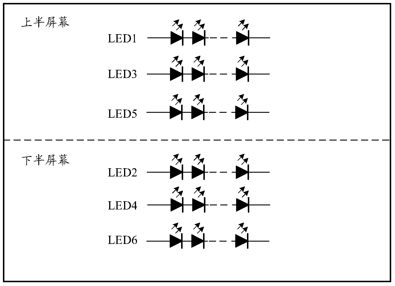 Driving system and method of backlight source