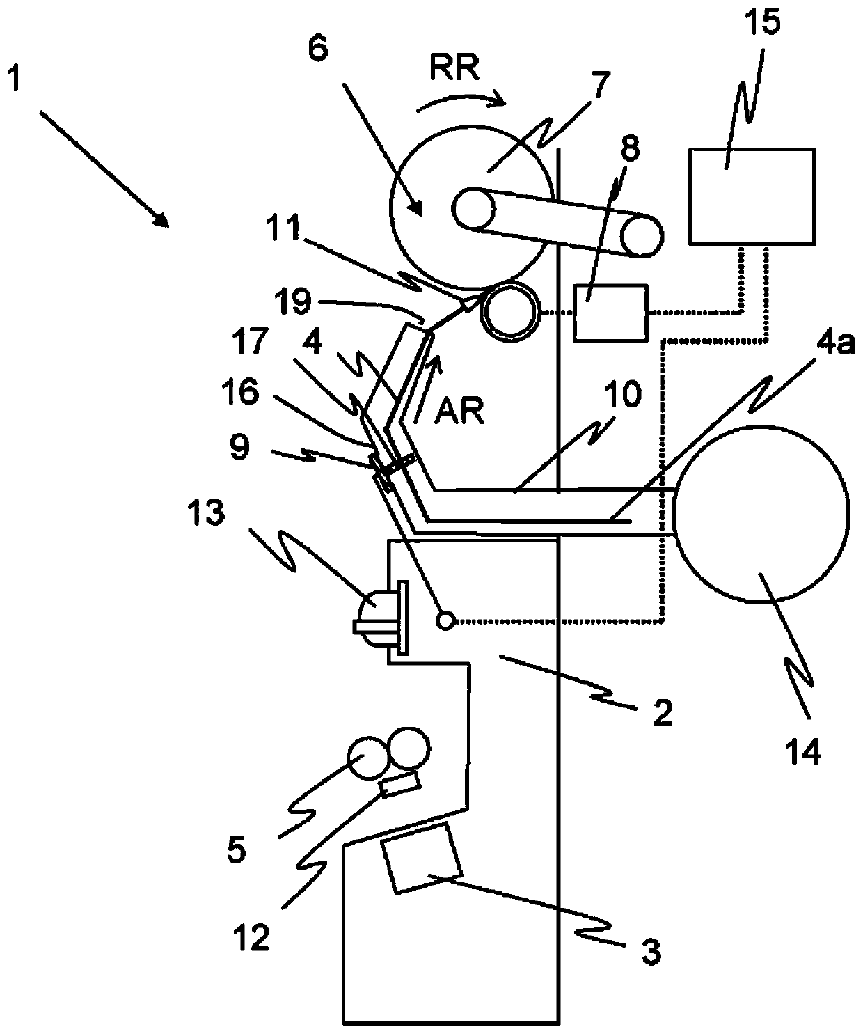 Textile machine and method for automatically applying thread at working station of textile machine