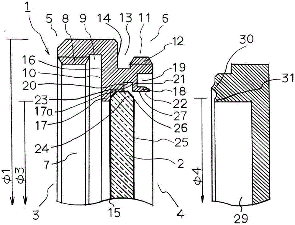 Filter lens holding mechanism in filter frame