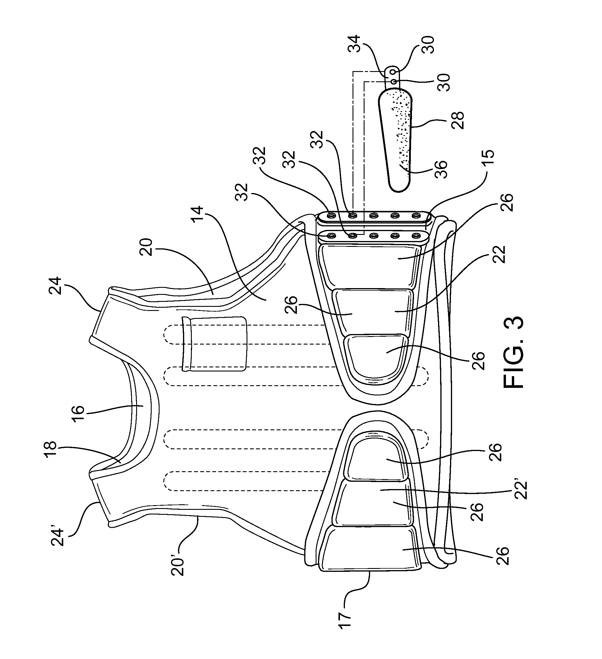 Football training device