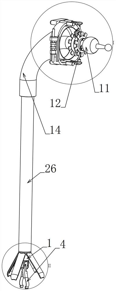 Foreign body removal apparatus for department of gastroenterology