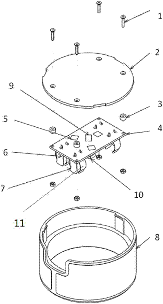 IoT intelligent cup tray and intelligent drinking water monitoring method thereof