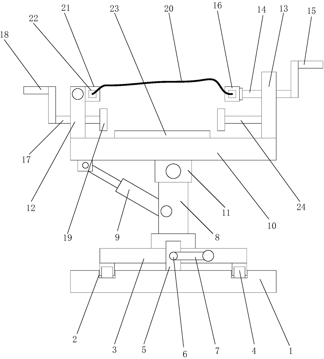 Automobile part assembling auxiliary device