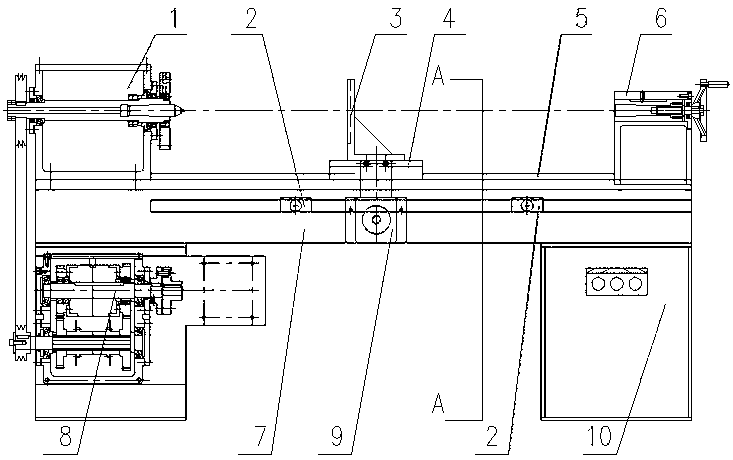 Running-in testing method of loading running-in device for ball screw pair