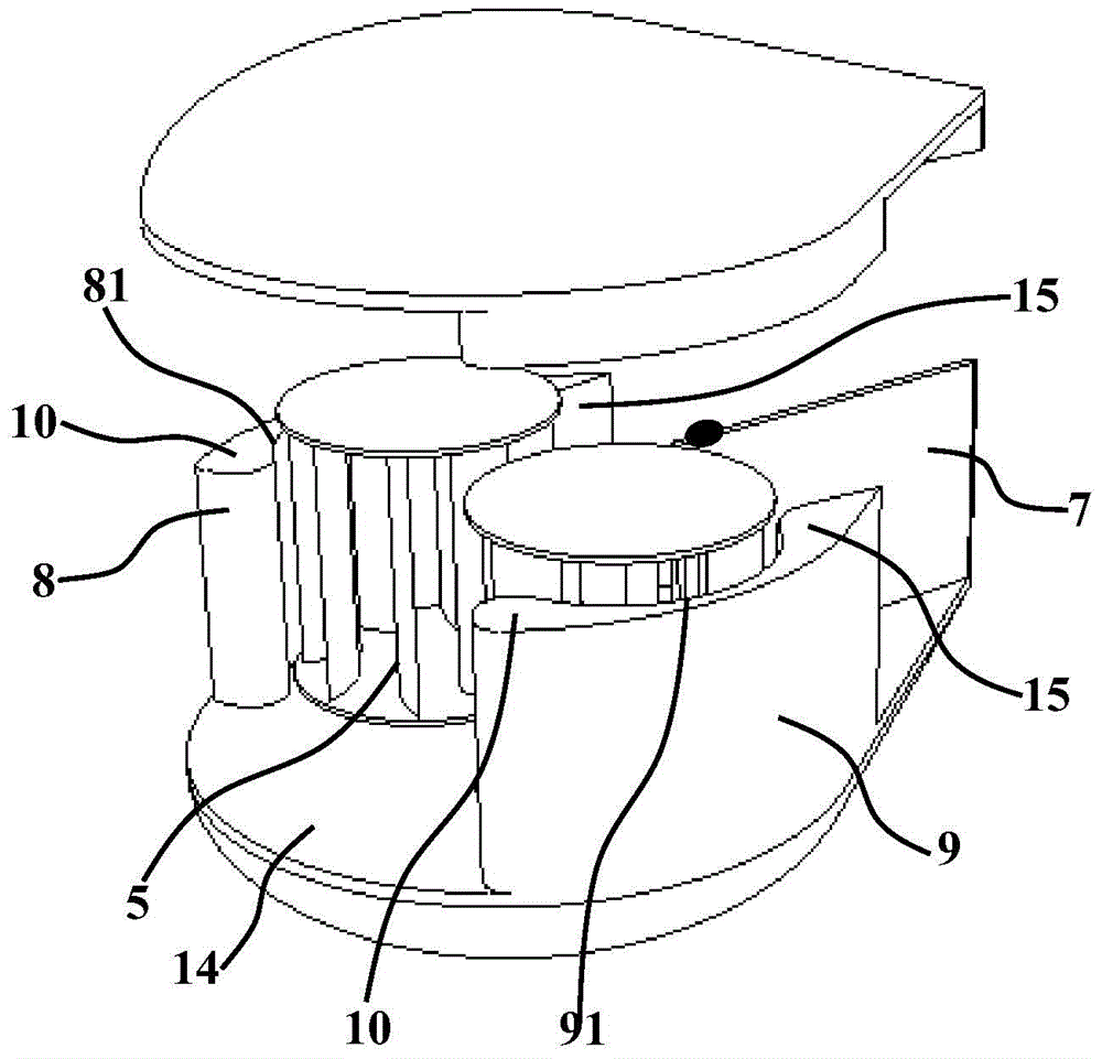 Portable micro water current generator set