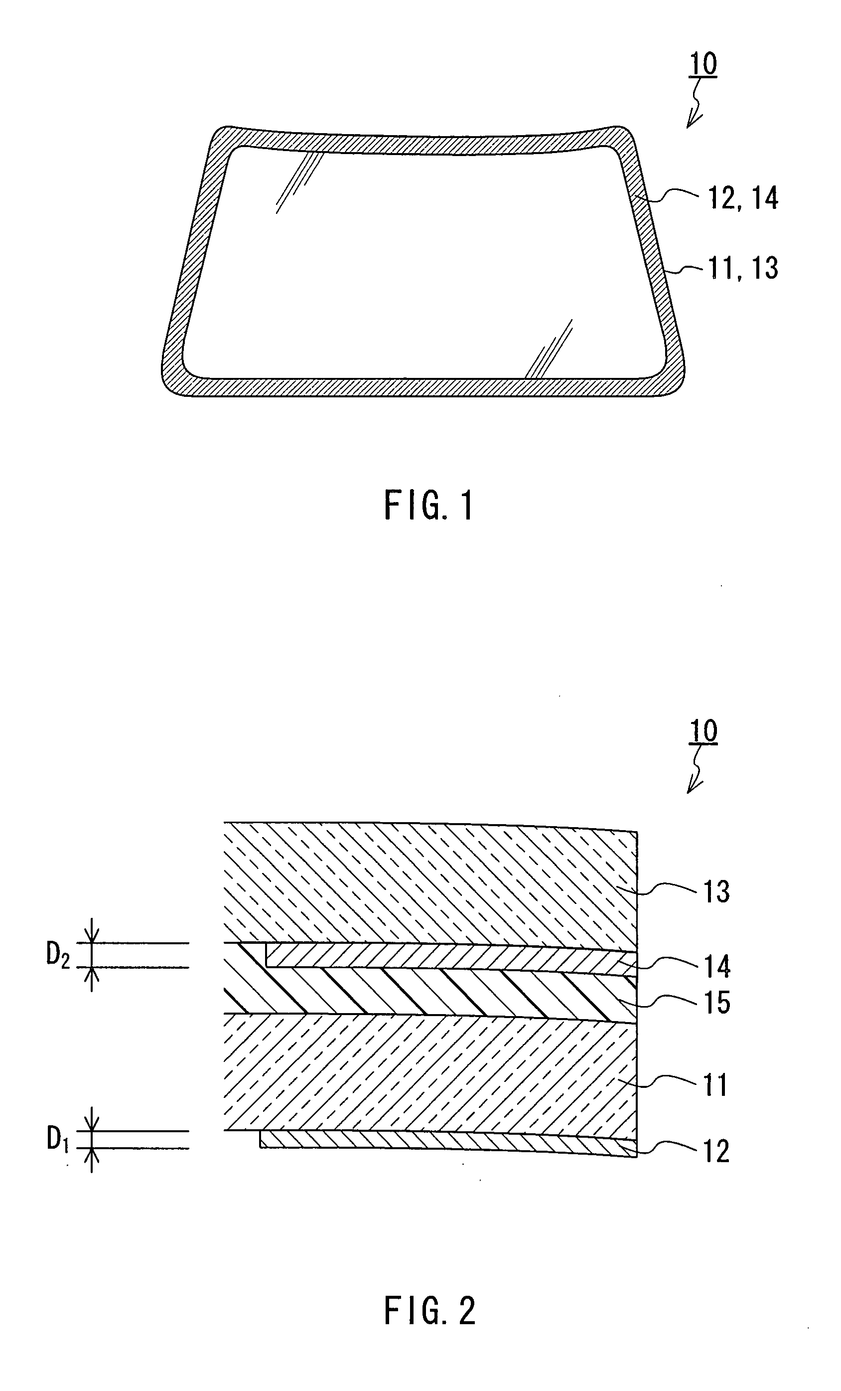 Method of manufacturing laminated glass for vehicle and laminated glass for vehicle