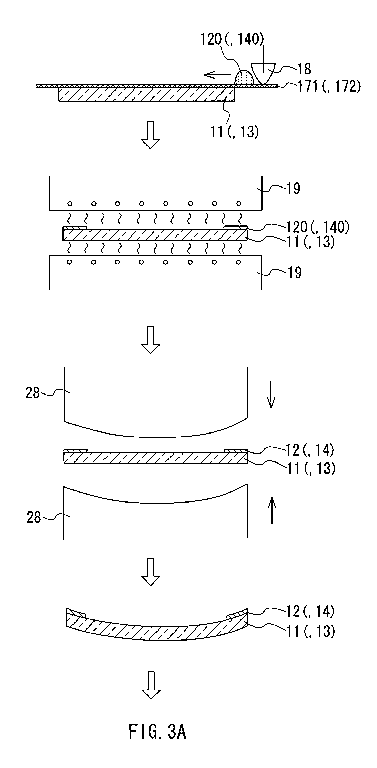 Method of manufacturing laminated glass for vehicle and laminated glass for vehicle