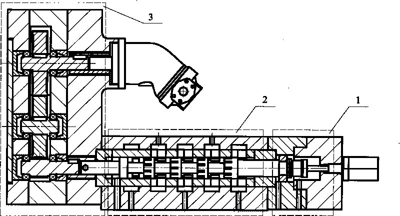 Large-flow high-frequency electrohydraulic exciting shock control valve drive system