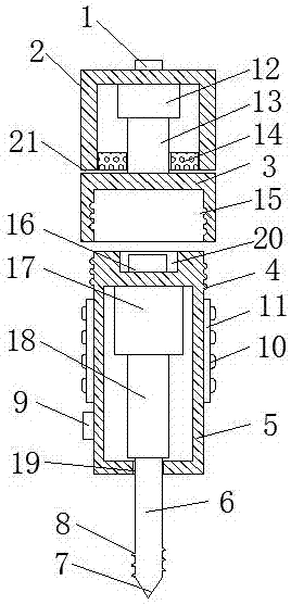 Soil detection special-purpose probe