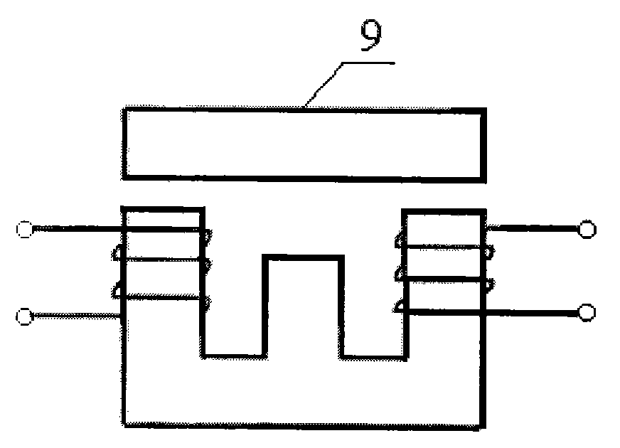 Multiphase magnetic integration coupling inductor