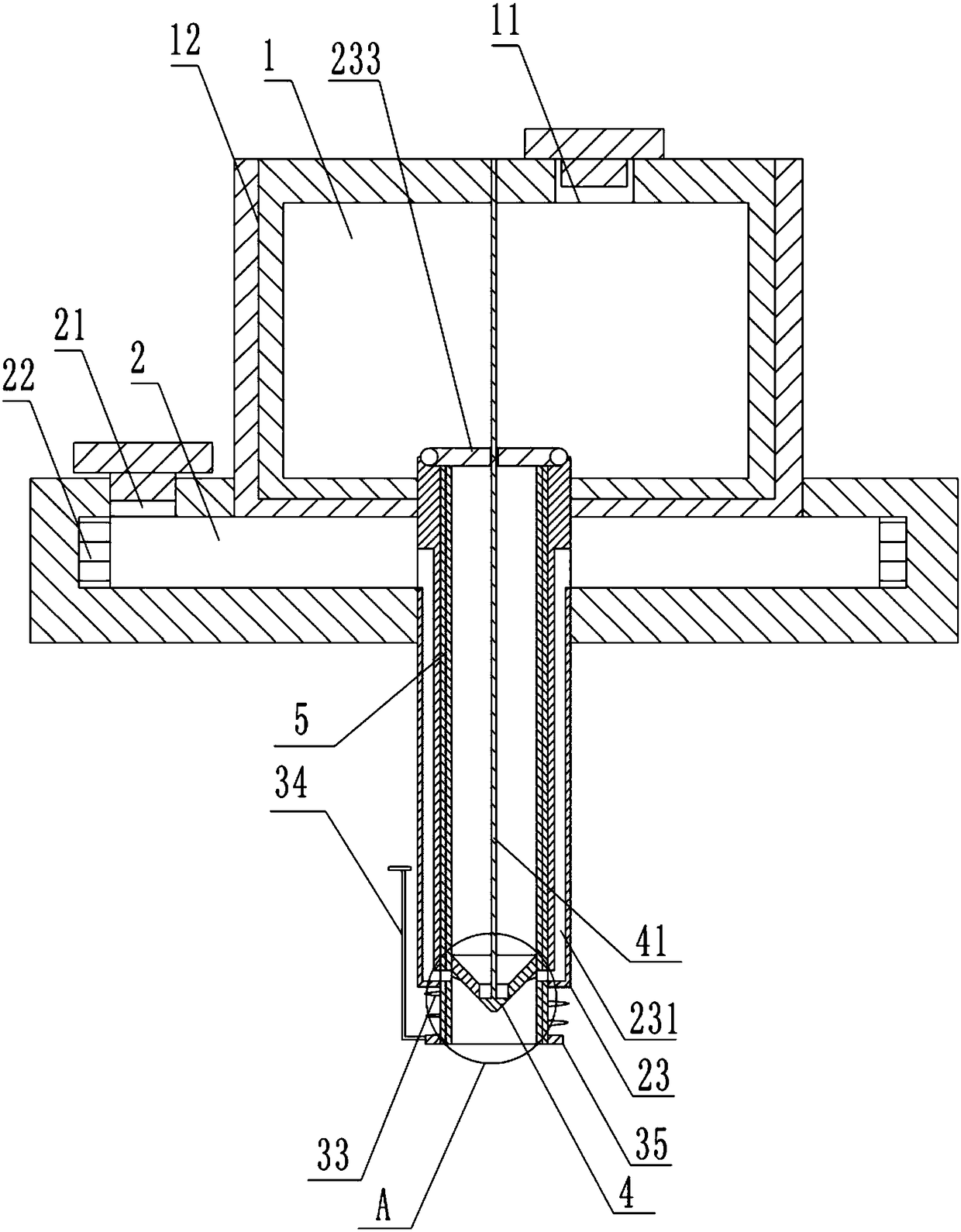 Horizontal battery wax sealing equipment