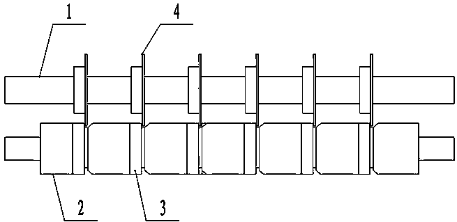 Reel product slitting machine tool holder