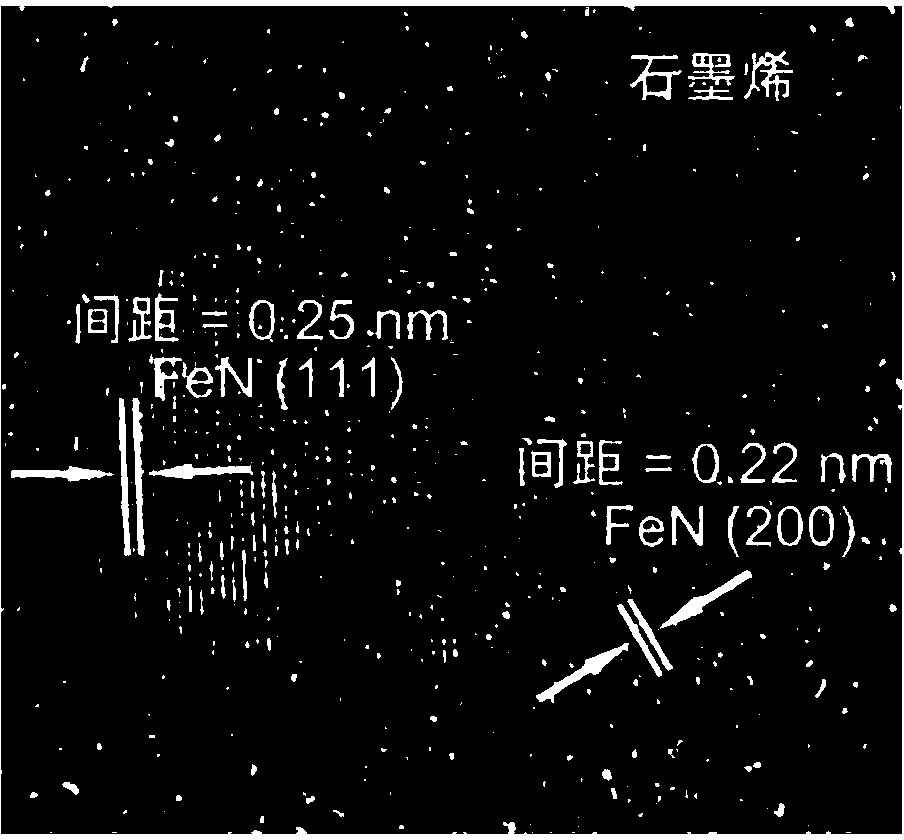 Iron nitride/nitrogen-doped graphene aerogel as well as preparation method and application thereof