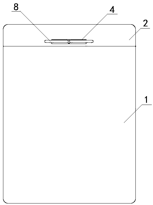 Sharps box with scissors