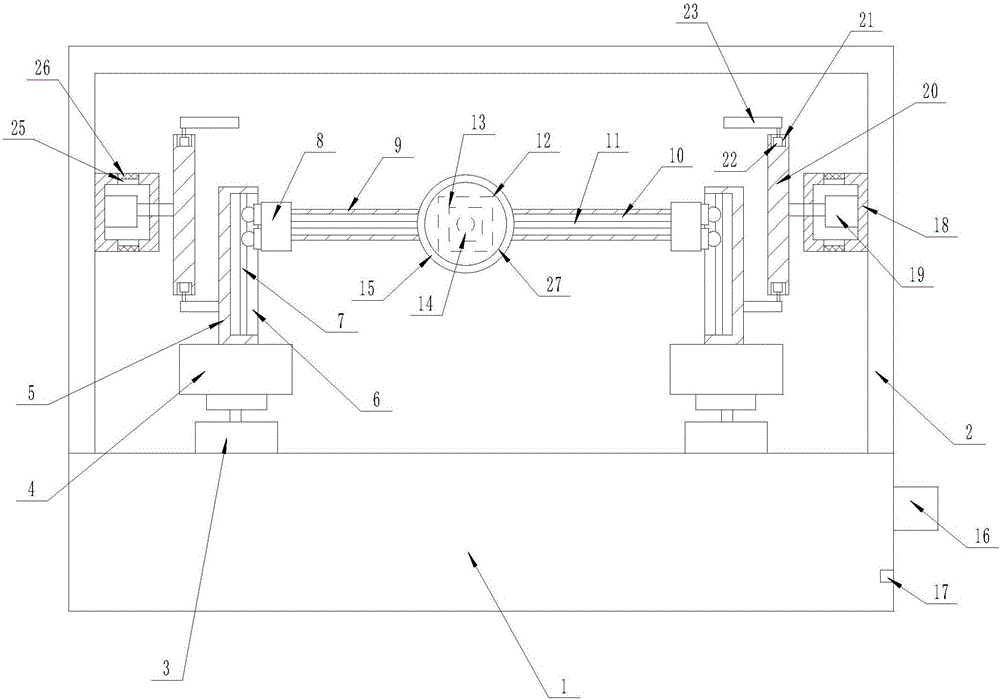 Rotary polishing device for sheet material