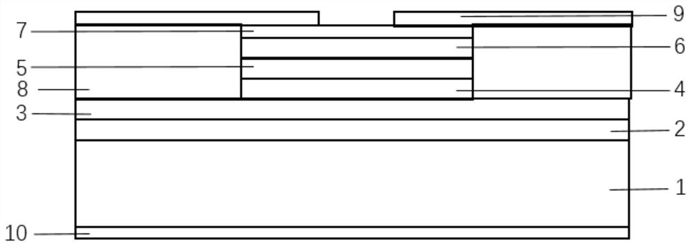 A light-emitting diode with variable graphics and its preparation method