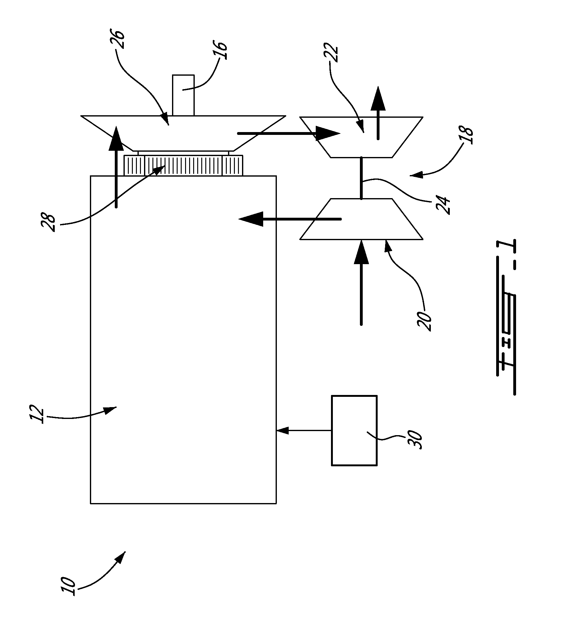 Compound engine assembly with exhaust pipe nozzle