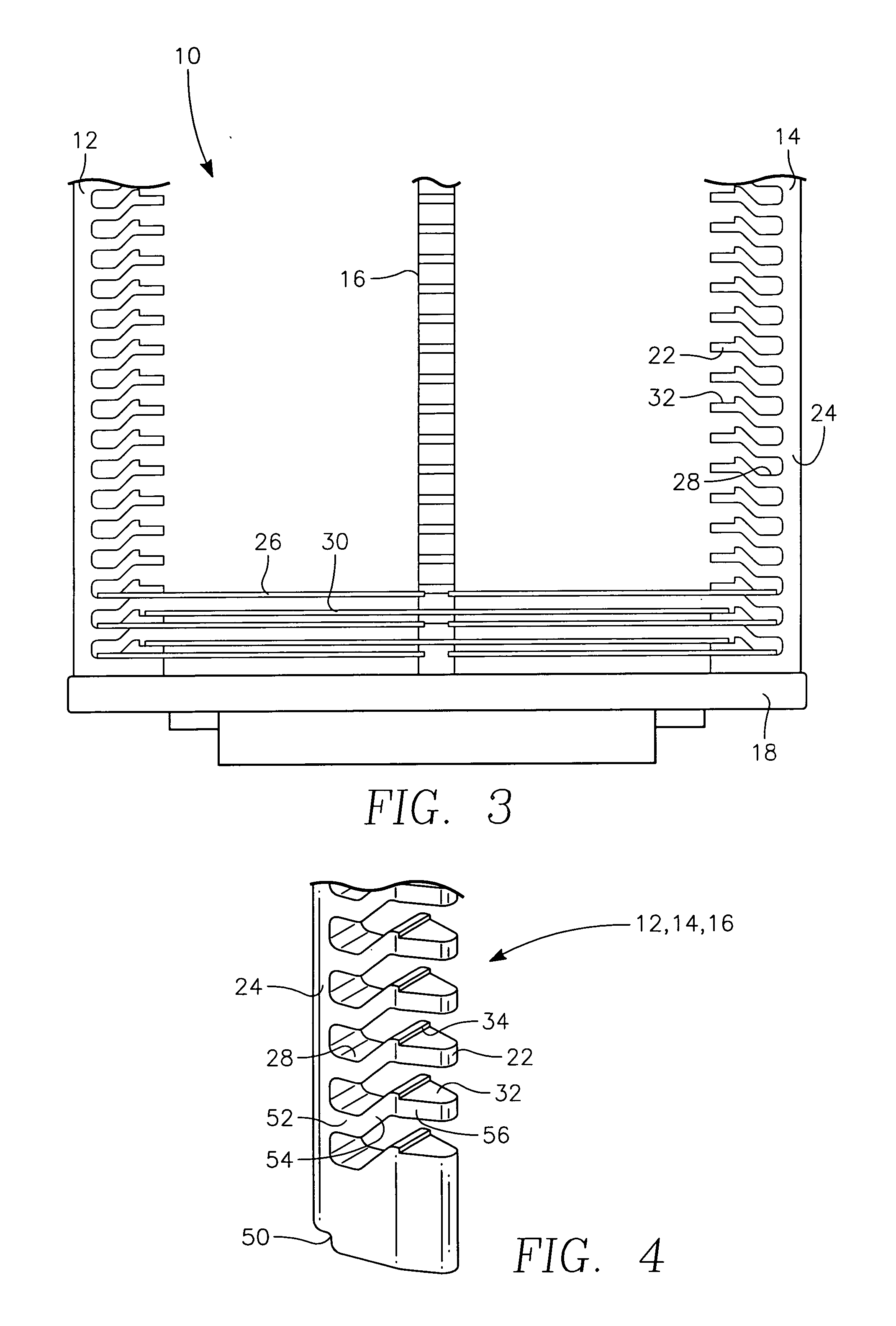 Detachable edge ring for thermal processing support towers